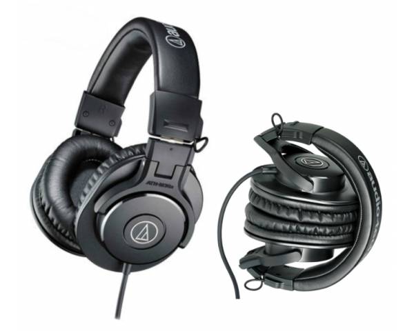 ATH-M20X, wired, 15 - 20000 Hz, music, 190 g, headphones, black-2