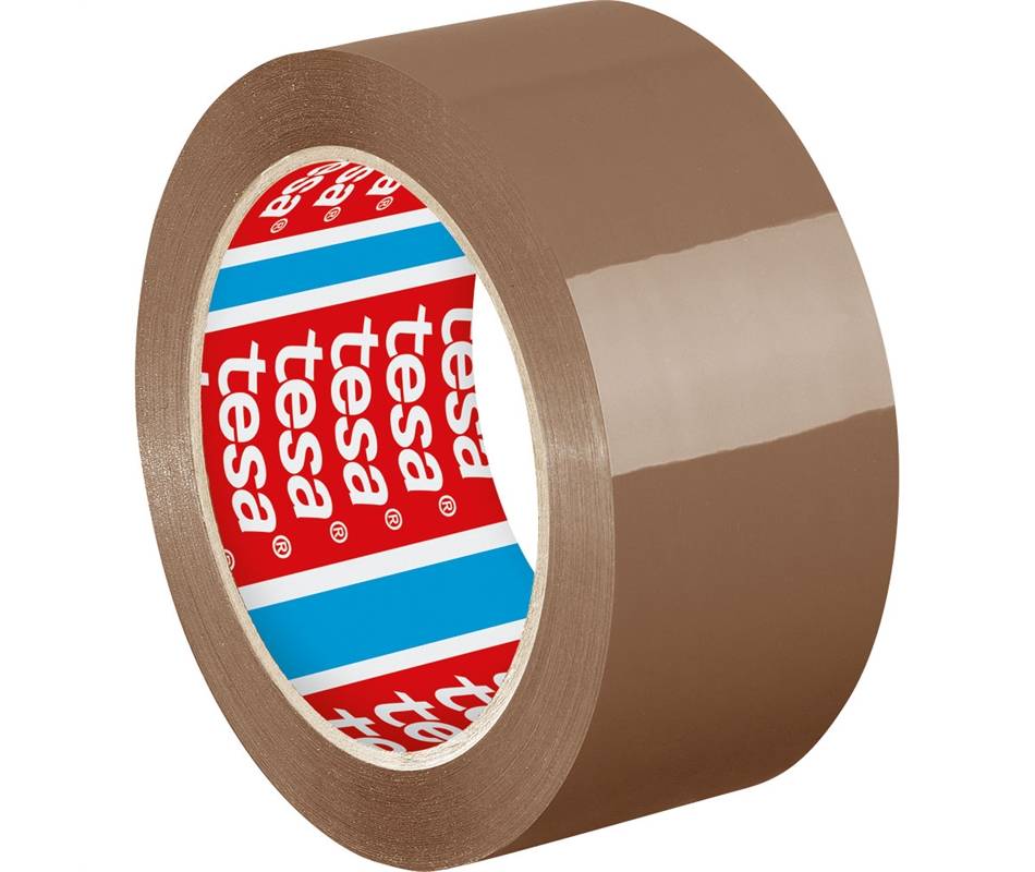 Tesa Verpackungsklebeband 4195 PP, 66m x 50mm, chamois, EAN 4042448429827-3