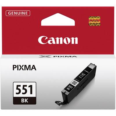 Canon PIXMA 551 BK Tintenpatrone in Originalverpackung, speziell für Canon-Drucker entwickelt.