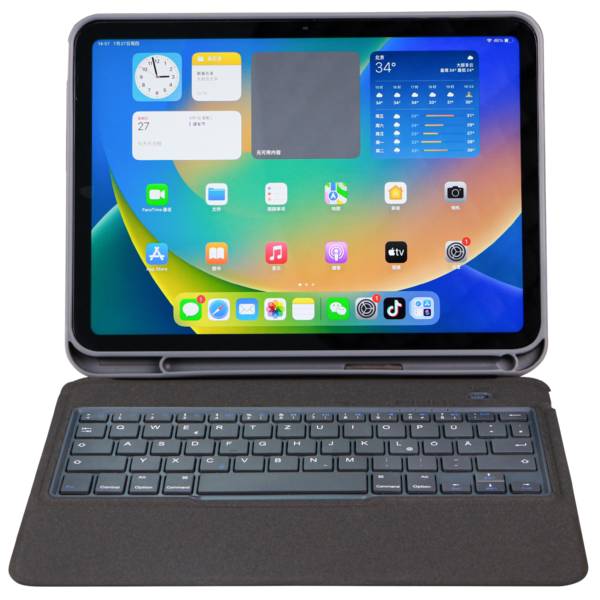 Slim Keyboard 2 10.9" (10. Gen.), ultraportable Tastatur-Hülle