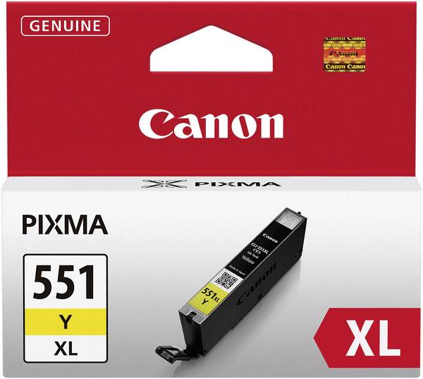 Canon Druckerpatrone CLI-551Y XL Original  Gelb 6446B001