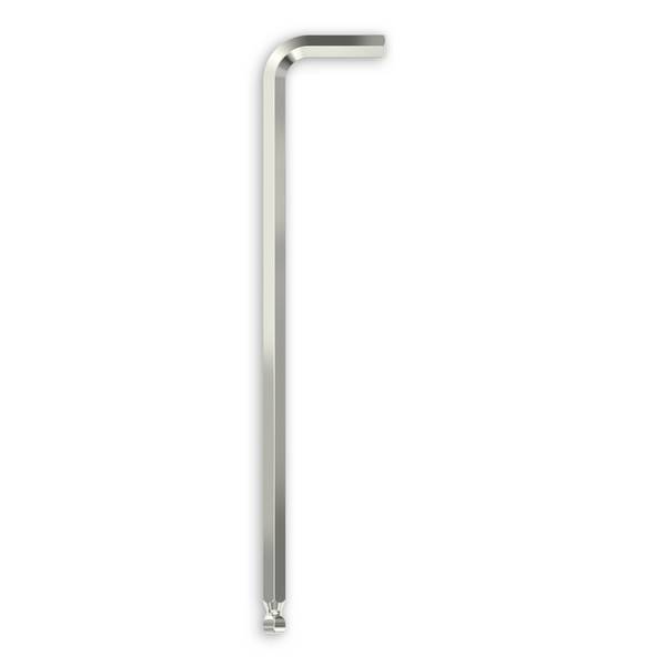 INBUS® 74629 Innen-Sechskant Winkelschraubendreher (lang, Zoll) 3/16", Inbusschlüssel mit Kugelkopf
