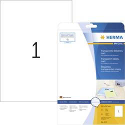 Image of Herma 4375 Etiketten 210 x 297 mm Polyester-Folie Transparent 25 St. Permanent Universal-Etiketten, Wetterfeste