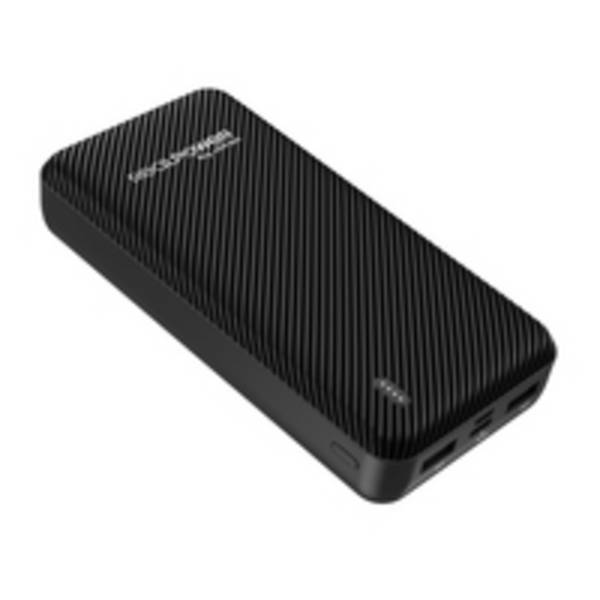 RealPower PB-20000 SE - 20000 mAh - Lithium Polymer (LiPo) - Schwarz - Batterie