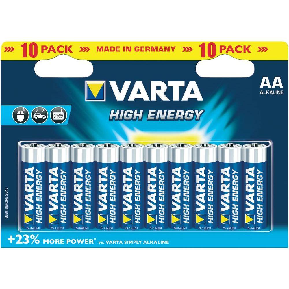 Varta 04106229491 Energy 4106 Mignon AA Batterie BATTERIEN STANDARD (10er Pack)-0