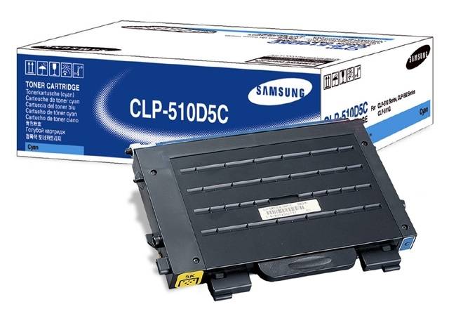 Samsung CLP-510D5C - Cyan - Original - Tonerpatronefür CLP-510 - 510N-1
