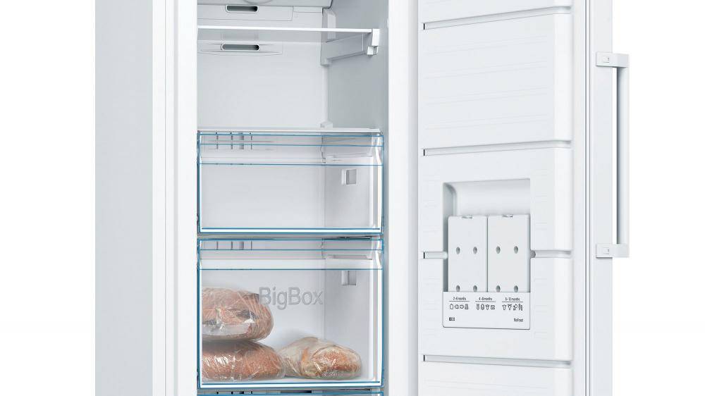 Bosch Gefrierschrank GSN29VWEP | freistehend | NoFrost | 200 l | BigBox | VarioZone | Super-Gefrieren | E | weiß-2