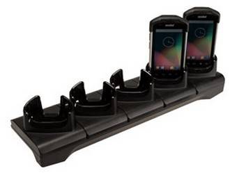Zebra Five-Slot ShareCradle - Handheld-Ladestation - Ausgangsanschlüsse: 5 - für-2