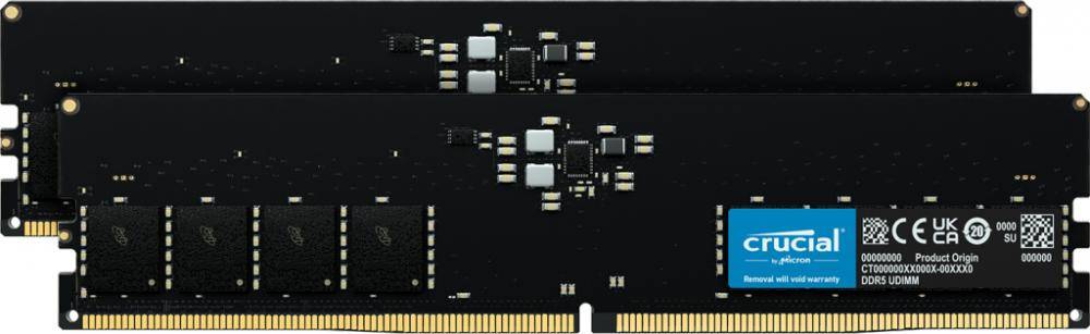 Crucial 32 GB 2x16 DDR5-5600 CL46 RAM Arbeitsspeicher Kit DDR5 UDIMM-1