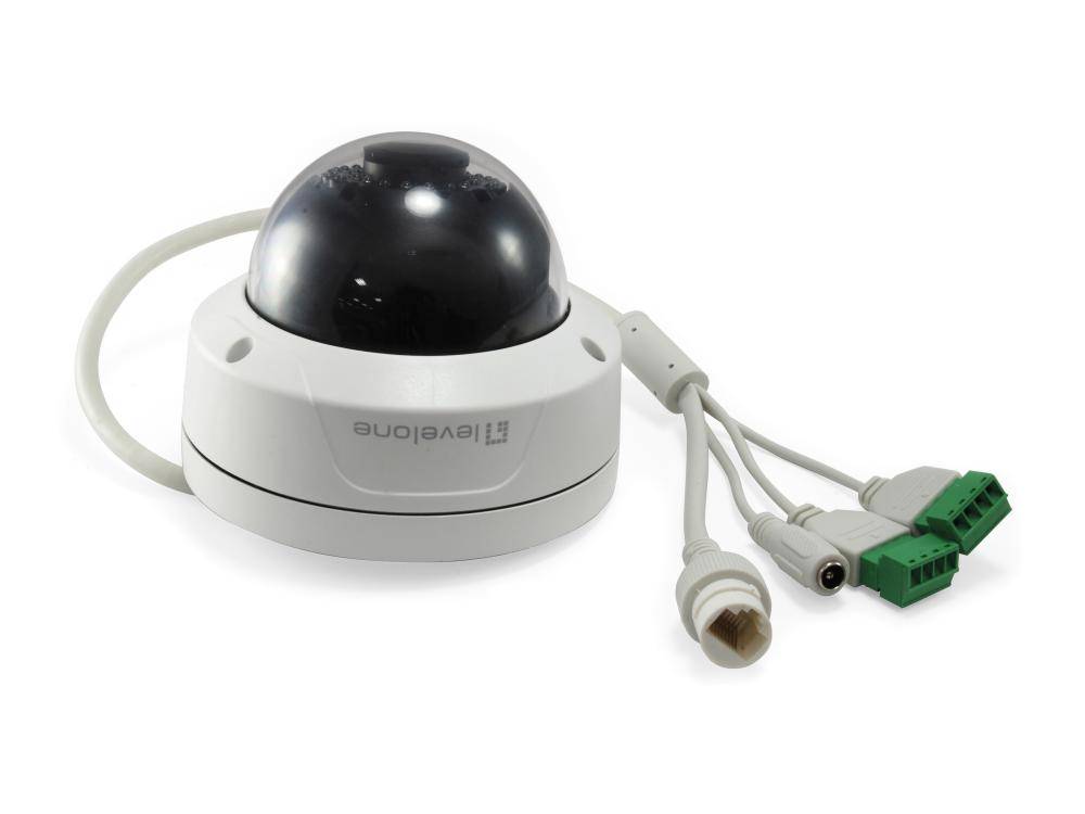 LEVELONE - IPCam FCS-3402 Dome Out 2MP H.265 IR6 PoE - Netzwerkkamera-1