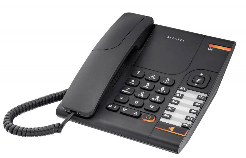 Alcatel Temporis 380 Analog-Telefon Tone/Pulse RJ11 Handsfree Schwarz-2
