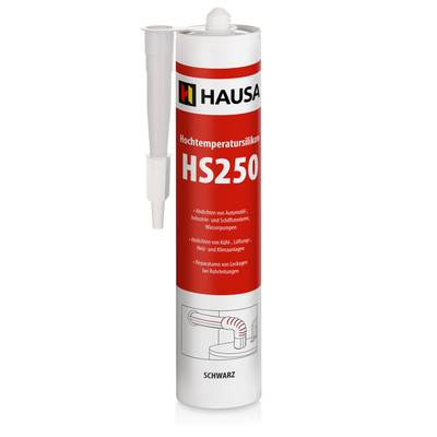 HAUSA Hochtemperatur-Silikon HS250 schwarz 12 x 310ml hitzbeständige  Dichtmasse 305° kaufen