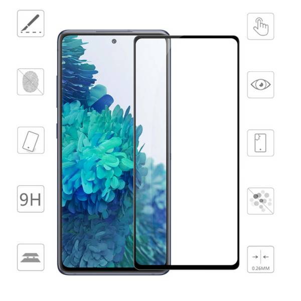 Für Samsung Galaxy S23 FE 3D Display Full LCD H9 Hart Glas Folie Panzer Seiten Schutz Neu