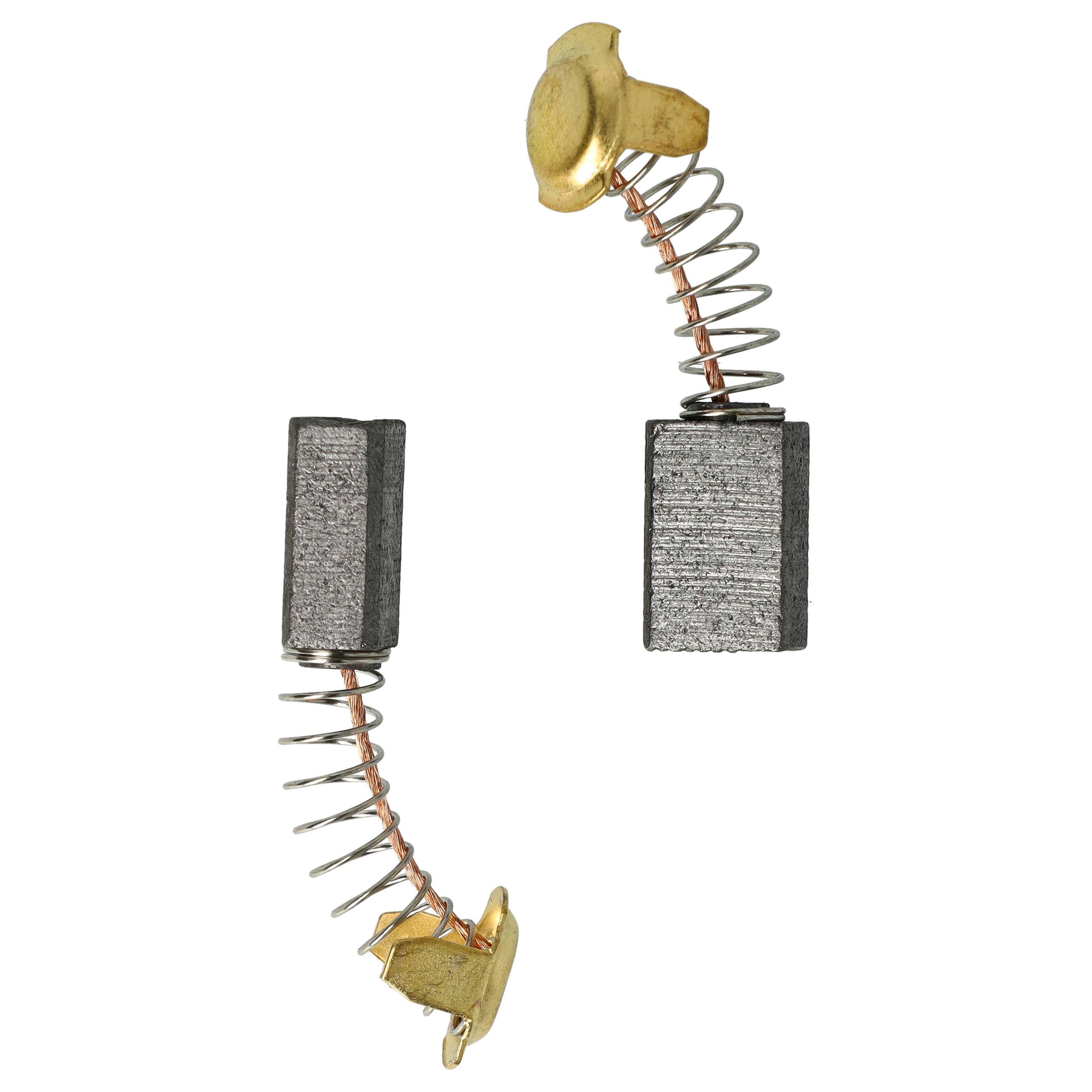 vhbw 2x Kohlebürste 7 x 11 x 17 mm kompatibel mit Hitachi PR50 | PDE180, PG21SA, P50SA, PD180A, M12VE, P50, G18SC, G18SS-0