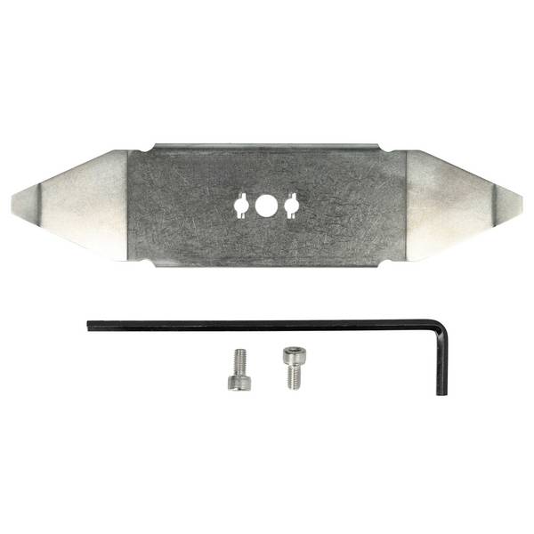 vhbw Ersatz-Messer kompatibel mit Robomow RX20 Pro | RX20u, RX50U, RX50 Pro Rasenmäher - Ersatzklinge Silber, Edelstahl