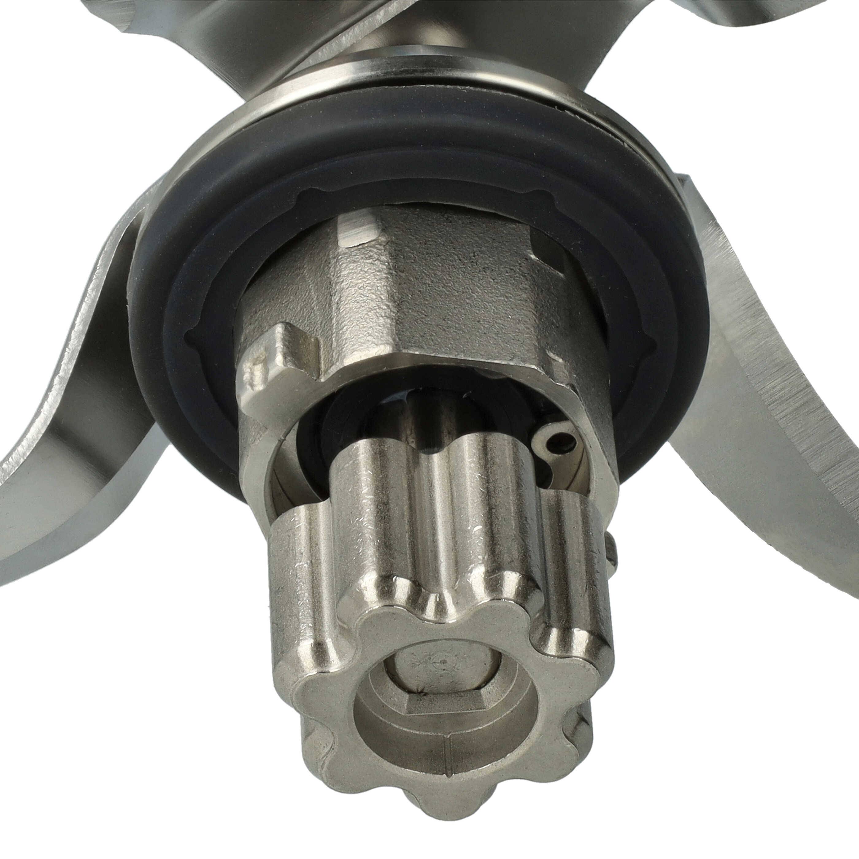 vhbw Mixmesser Ersatz für Silvercrest SKMK1200C3-28 für Küchenmaschine | Mit 4 Klingen aus Edelstahl (rostfrei)-4