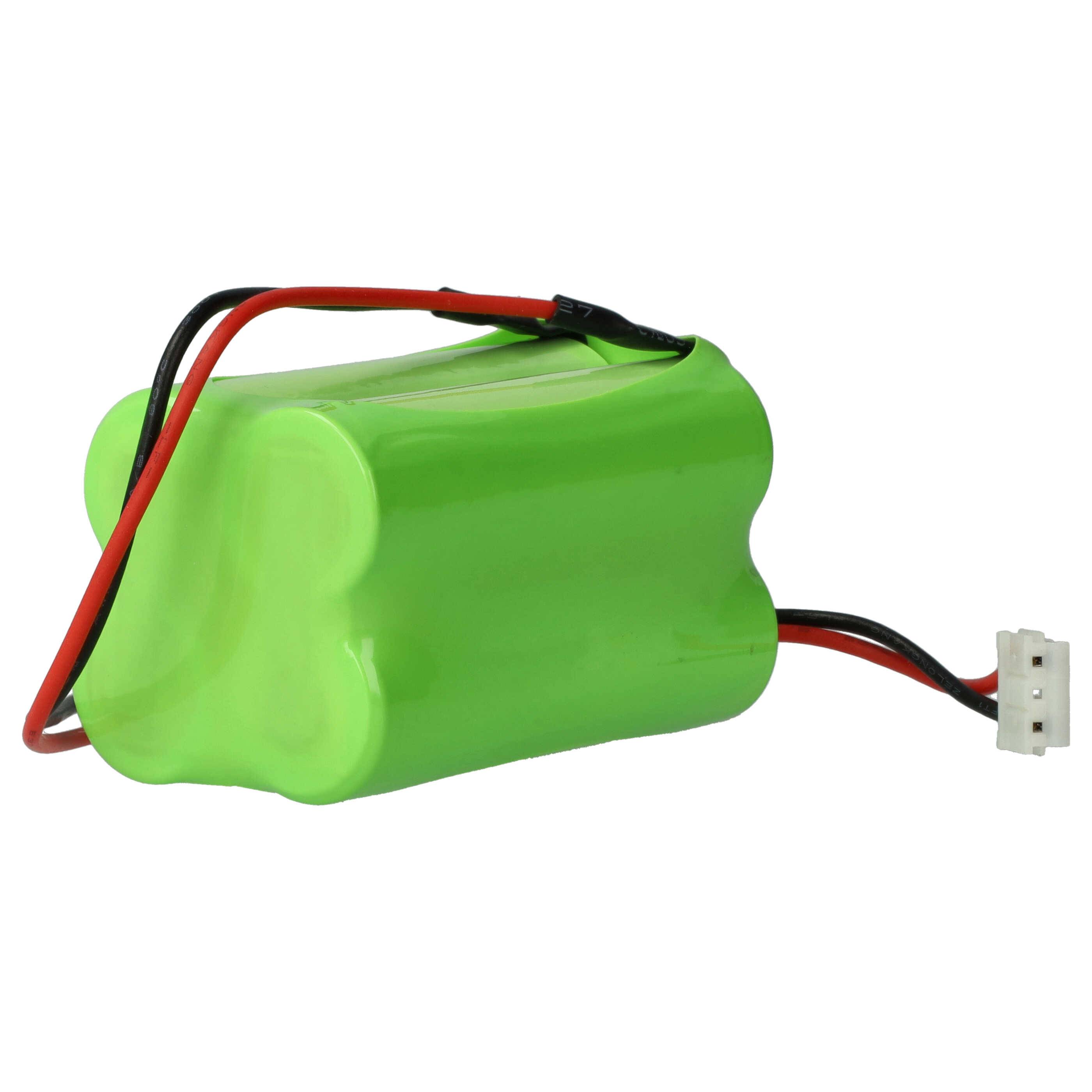 vhbw Akku Ersatz für ABM NIMHHT4820Q | für Fluchtweg Notfallbeleuchtung (2000 mAh, 4,8 V, NiMH)-2