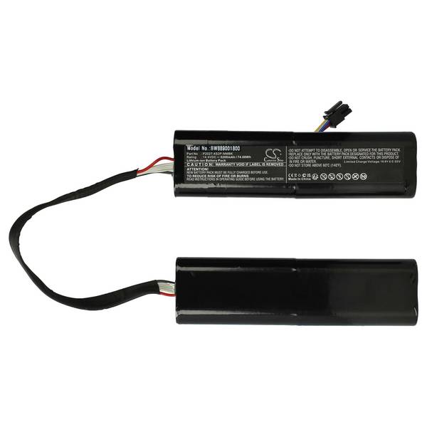 vhbw Akku kompatibel mit Xiaomi Dreame W10 | W10 Pro, W10S Saugroboter (5200 mAh, 14,4 V, Li-Ion)