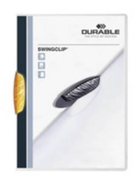 DURABLE - 25 Klemmhefter SWINGCLIP orange