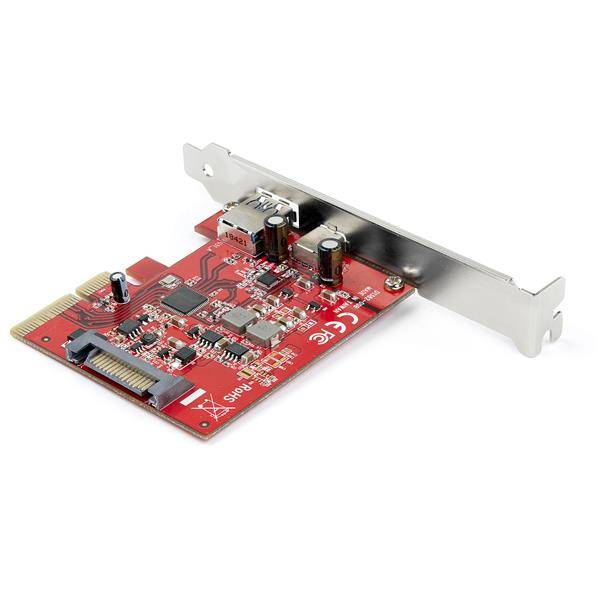 StarTech.com 2-Port 10Gbps USB-A & USB-C PCIe Card, USB 3.1 Gen 2 PCI Express Ty-1