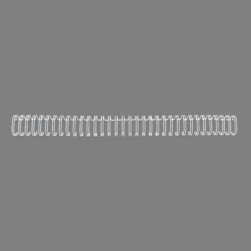 GBC Drahtbinderücken WireBind, A4, 34 Ringe, 8 mm, weiß (5910570)-1