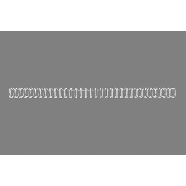 GBC Drahtbinderücken WireBind, A4, 34 Ringe, 9,5 mm, weiß (5910670)-1