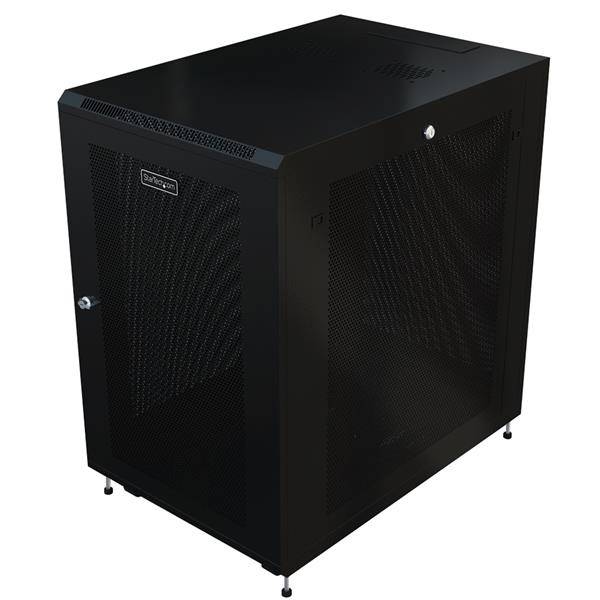 StarTech.com RK1833BKM Serverschrank (18HE, 78cm tiefes Gehäuse, Netzwerk Server-2