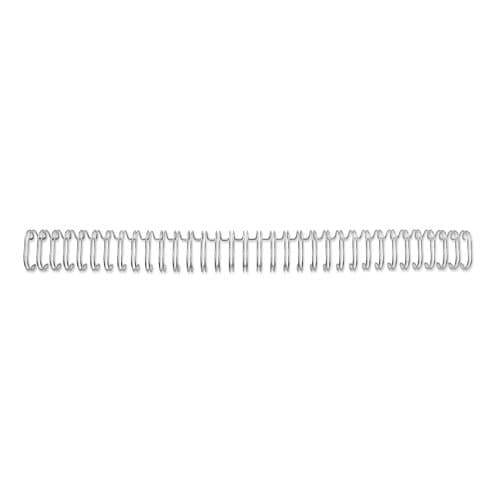 GBC Drahtbinderücken WireBind, A4, 34 Ringe, 6 mm, silber (5910497)-1