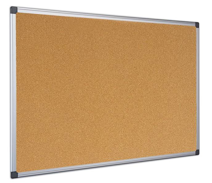 Bi-Office Korktafel "Maya", 600 x 450 mm, Aluminiumrahmen-1