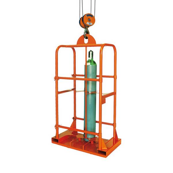 Eichinger® Gasflaschenkorb, 6 Flaschen ø 250 mm, reinorange