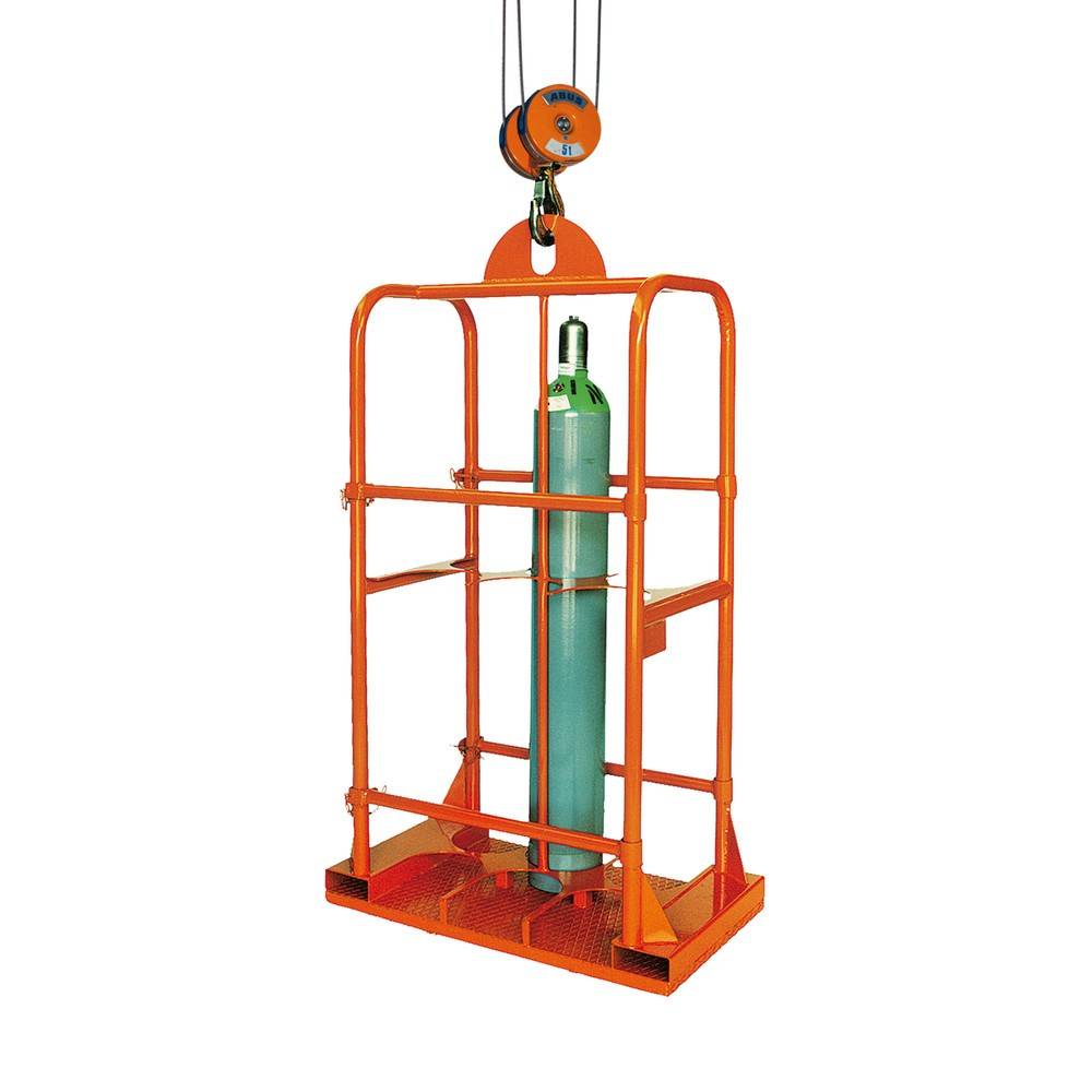 Eichinger® Gasflaschenkorb, 6 Flaschen ø 250 mm, reinorange-0