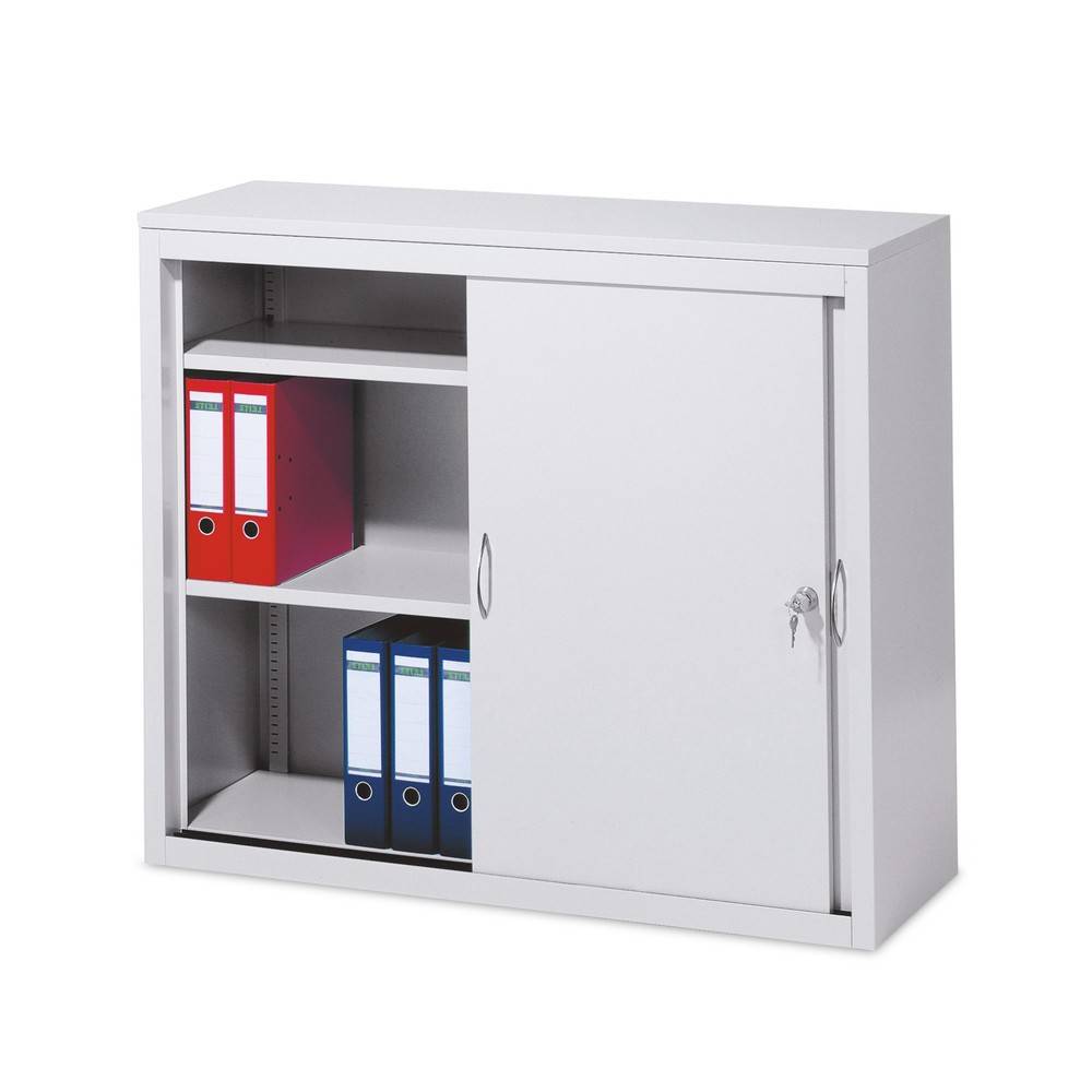 C+P Schiebetürenschrank, HxBxT 1.225 x 1.200 x 400 mm, lichtgrau, enzi-0