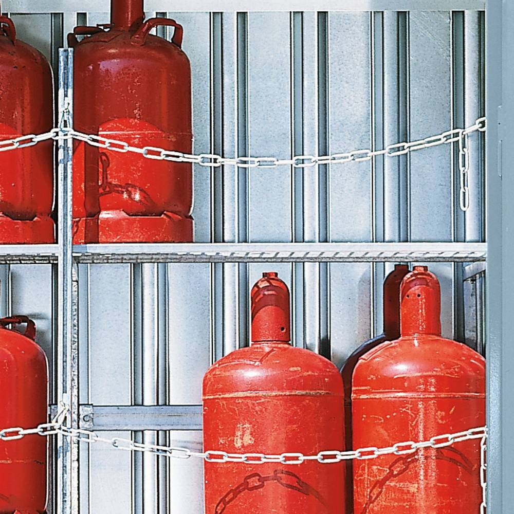 Gitterrost-Regalboden für SAFE Gasflaschencontainer TRGS 510, BxT 1.00-0