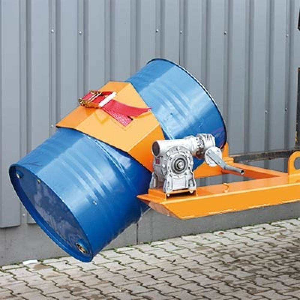 Fass- und Tonnenkipper, Kurbel, 1 x Fass enzianblau-4