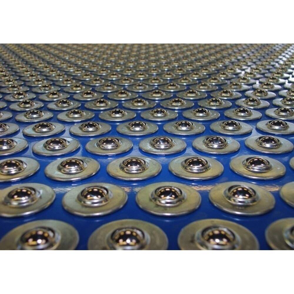 BLUME Kugelrollen-Tisch U-Profil, Ø 15 mm, LxB 500 x 800 mm, Teilung 7-2