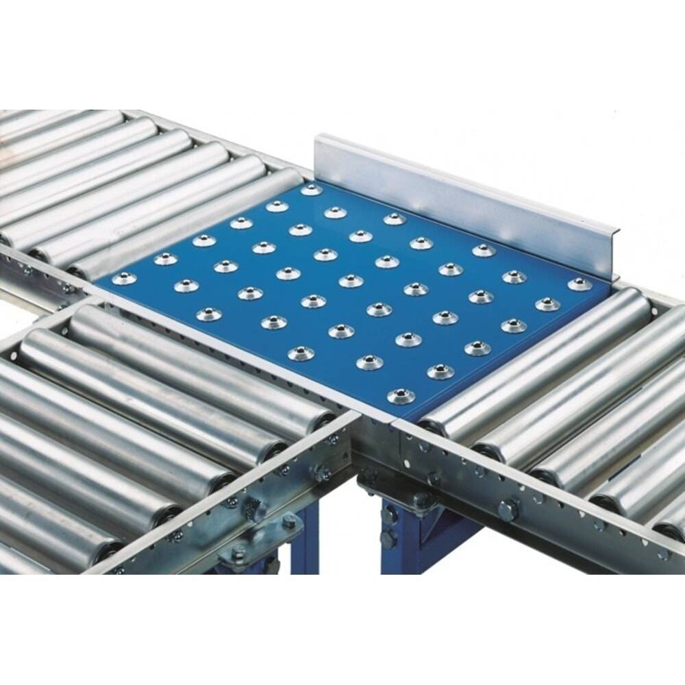 BLUME Kugelrollen-Tisch U-Profil, Ø 15 mm, LxB 500 x 800 mm, Teilung 7-3