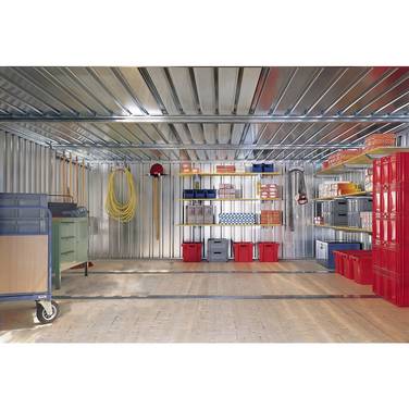 FLADAFI® Materialcontainer Kombination, verzinkt, 2 Module