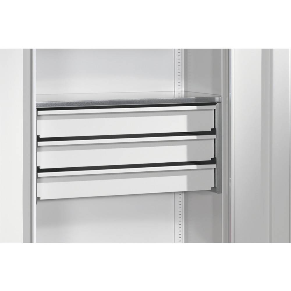 Akkuladeschrank,HxBxT 1950x930x500mm,3 Schublade(n),15 Steckdosen 230 V,Lüfter,Masterleiste mit Elektroausstattung-2