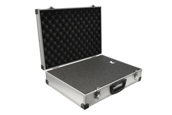 PeakTech P 7270 – Aluminium Tragekoffer mit Würfelschaum ~ 500 x 350 x 120 mm ~ Farbe: Silber