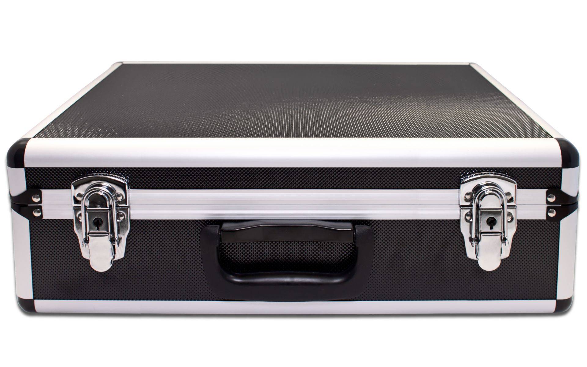 PeakTech P 7310 – Aluminium Tragekoffer mit Würfelschaum ~ 460 x 330 x 150 mm ~ Farbe: Schwarz-2