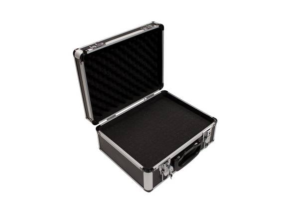 PeakTech P 7300 – Aluminium Tragekoffer mit Würfelschaum ~ 320 x 250 x 150 mm ~ Farbe: Schwarz
