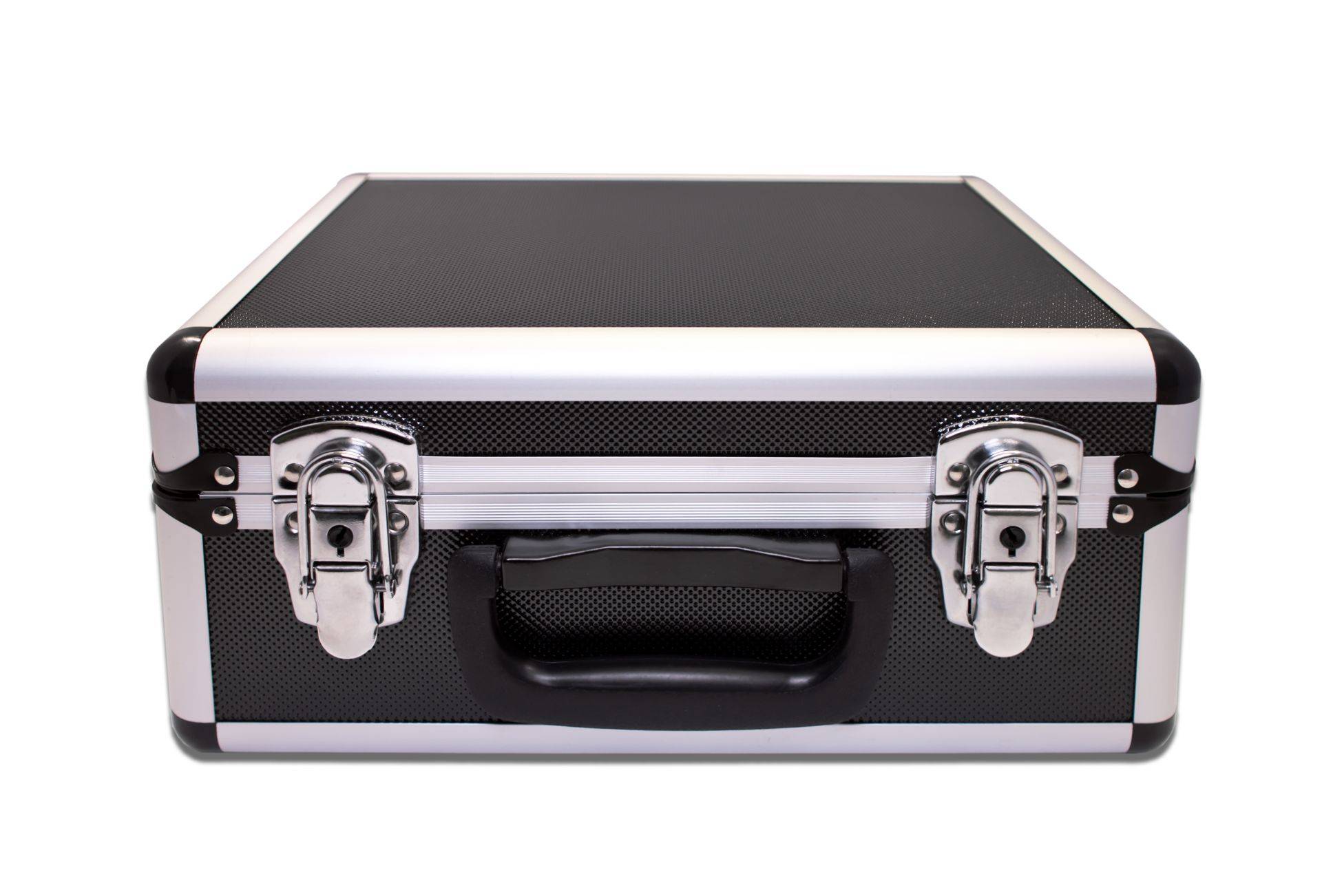 PeakTech P 7300 – Aluminium Tragekoffer mit Würfelschaum ~ 320 x 250 x 150 mm ~ Farbe: Schwarz-2