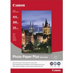 Image of Canon Photo Paper Plus Semi-gloss SG-201 1686B021 Fotopapier DIN A4 260 g/m² 20 Blatt Seidenglänzend
