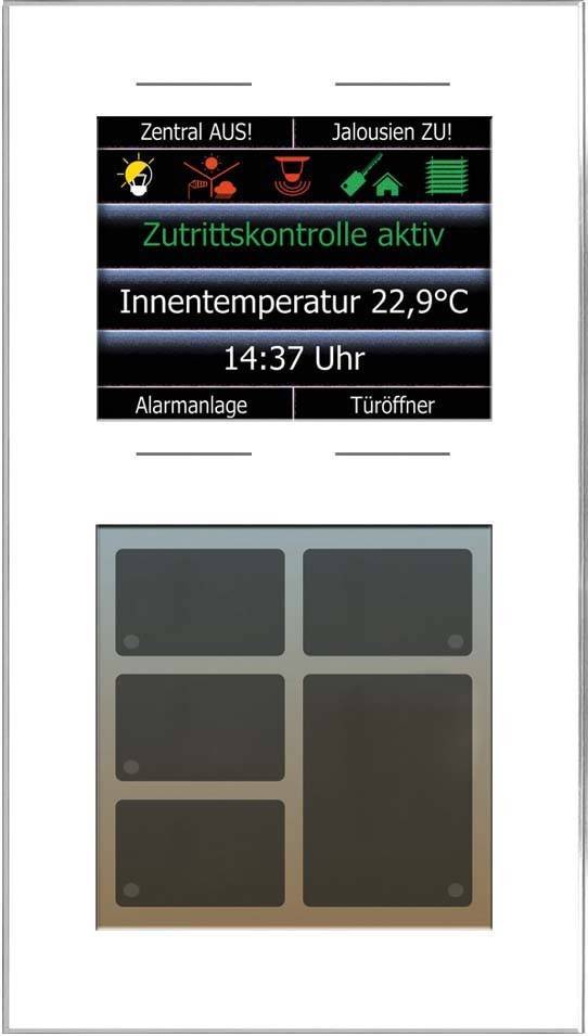 Issendorff Glas-Tastenfeld LCN - GT10DW-0