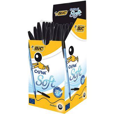 BIC Kugelschreiber Cristal Soft, Strichfarbe: schwarz (5103499)-2