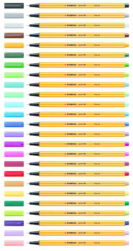 Fineliner point 88 Etui mit 15 Stiften-2