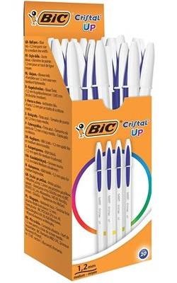 BIC Kugelschreiber Cristal Up, Strichfarbe: blau, 20 Stück-2
