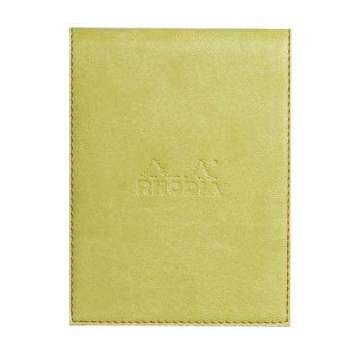 Notizblock Rhodiamrama Nr. 12 9,5x13cm liniert 80g/qm anisgrün-1