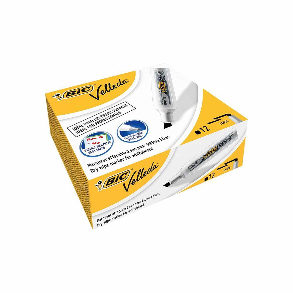BIC Whiteboard-Marker Velleda 1781, Keilspitze, schwarz-1