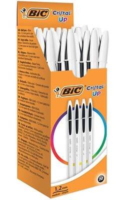 BIC Kugelschreiber Cristal Up, Strichfarbe schwarz, 20 Stück (5103606)-2